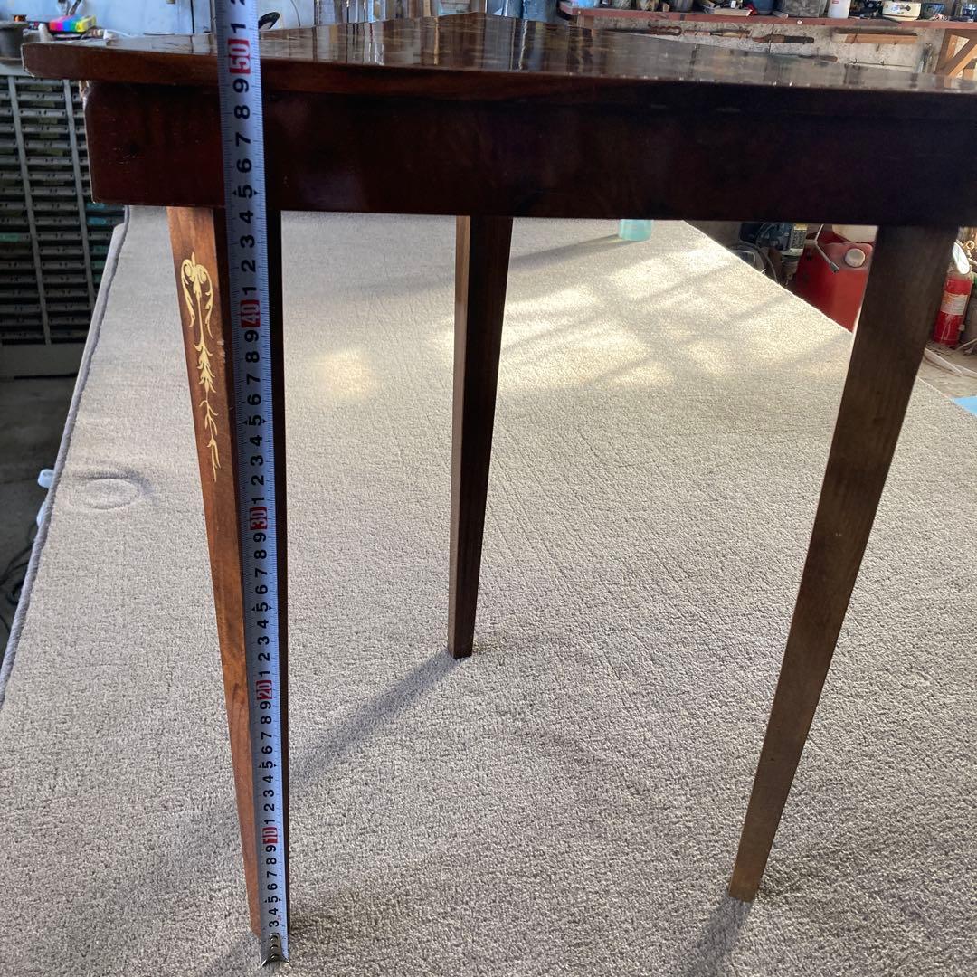 象嵌 三角 テーブル オルゴール コーヒーテーブル