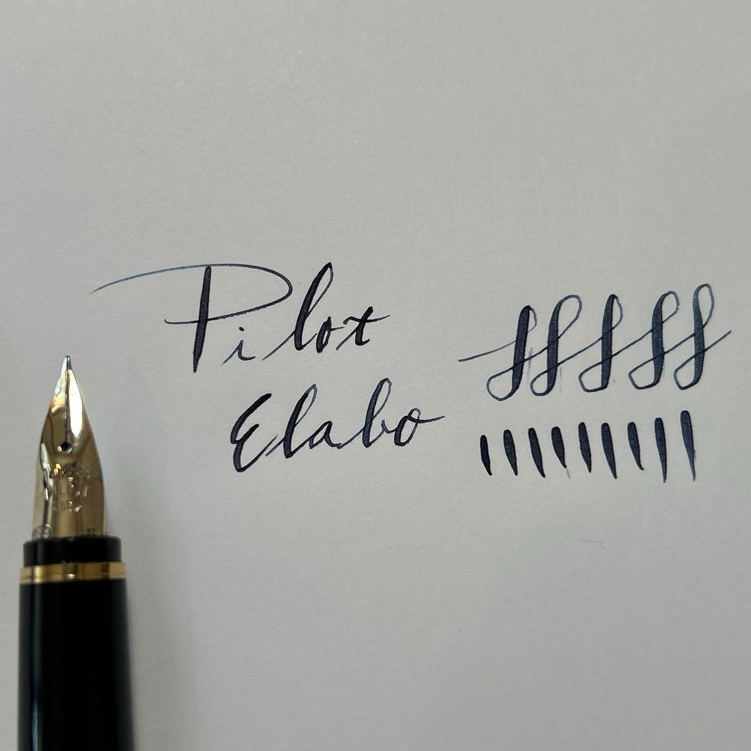 パイロット　エラボー　樹脂軸　SEF nibsカスタム　長原幸夫　調整品　万年筆