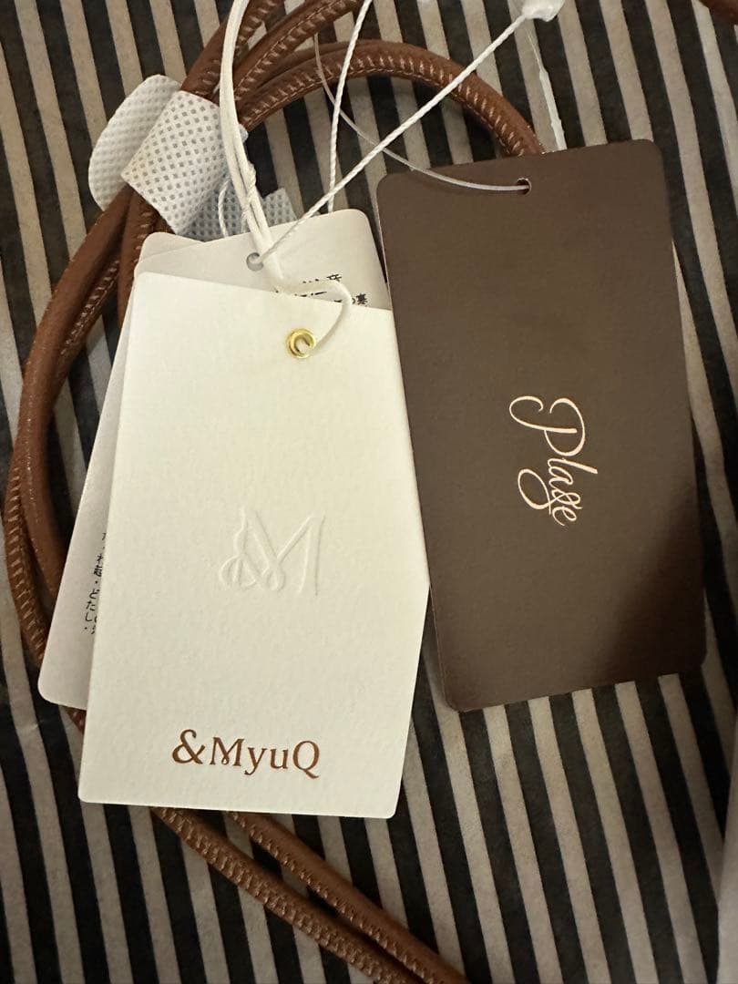 Plage &MyuQ / 別注 LIP ケース　キャメル