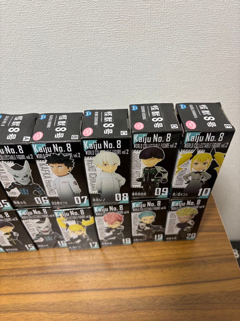 怪獣8号 ワールドコレクタブルフィギュアセット No1～20