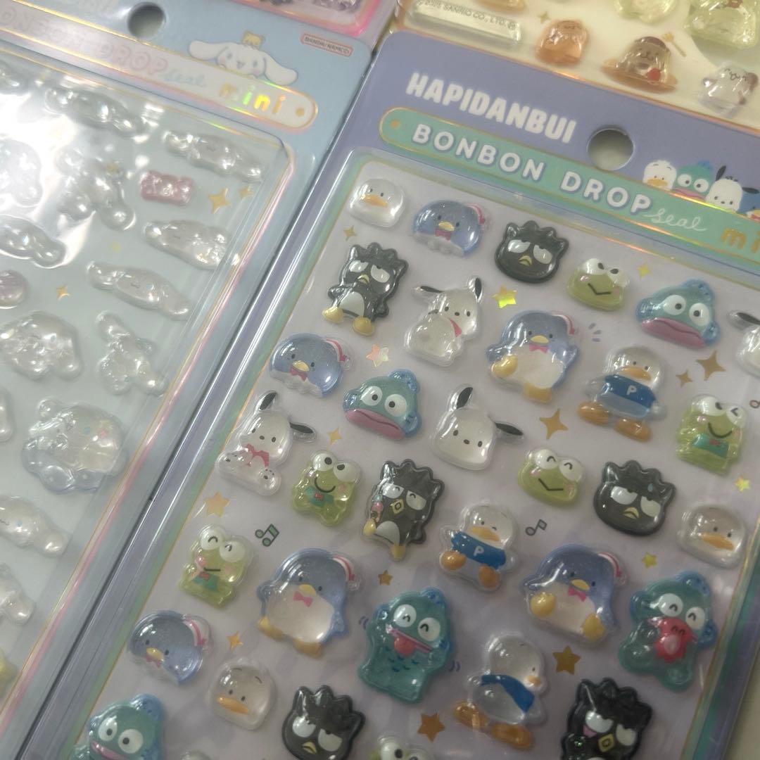 【正規品】 ボンボンドロップシール mini サンリオ 8セット