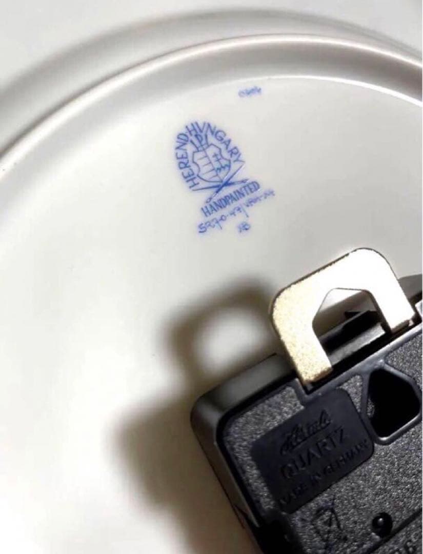 HERENDヘレンドウィーンの薔薇ピンクウォールクロック新品未使用