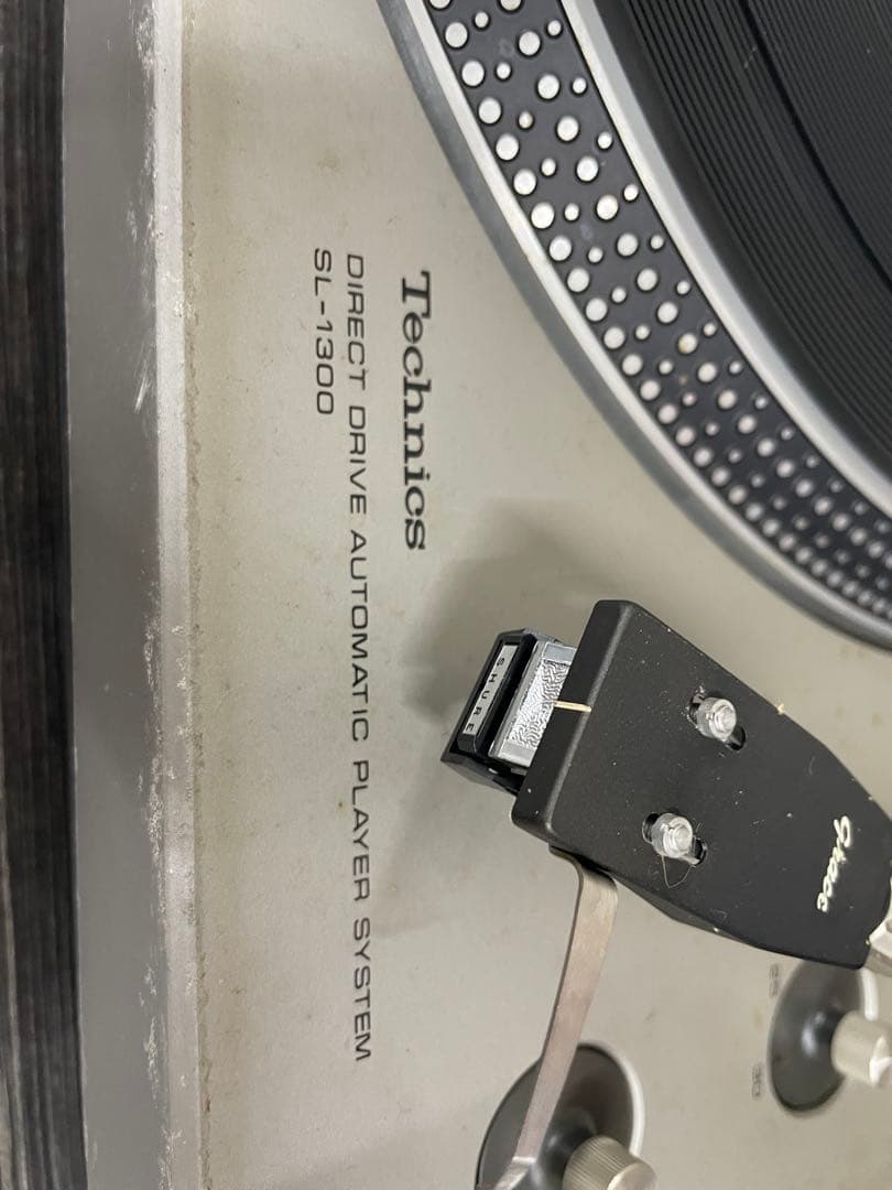 Technics SL-1300 ターンテーブル 通電のみ確認 現状品
