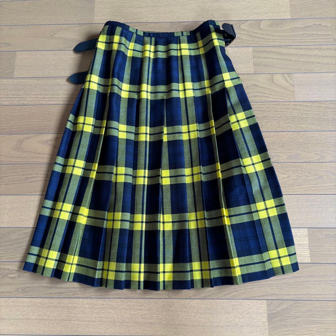 O'NEIL of DUBLIN ウーステッドウールキルトスカート　サイズGB8