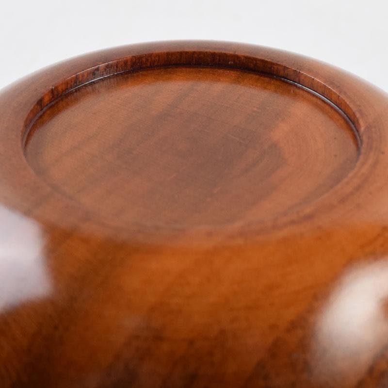 茶道具　加賀蒔絵師　和田寿峰作　立雛蒔絵　甲黒網目中棗　共箱　V　8993