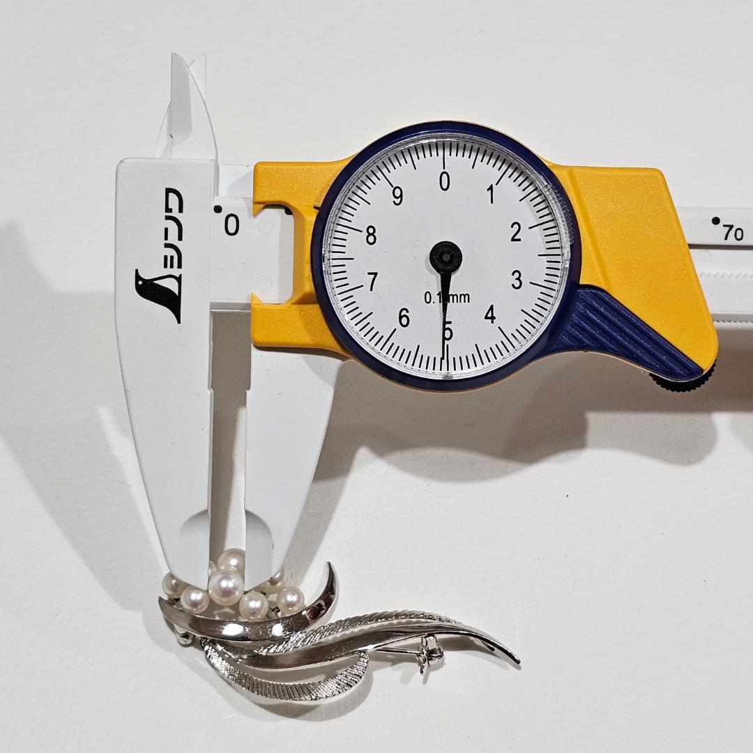 1735 ミキモトパールブローチSV925スターリングシルバー