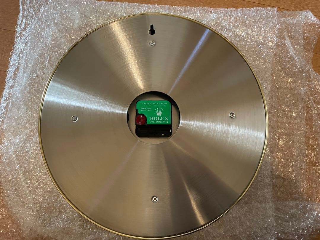 海外販促品 新品 ROLEX掛け時計 デイトナ ⭐︎ゴールド／グリーン⭐︎