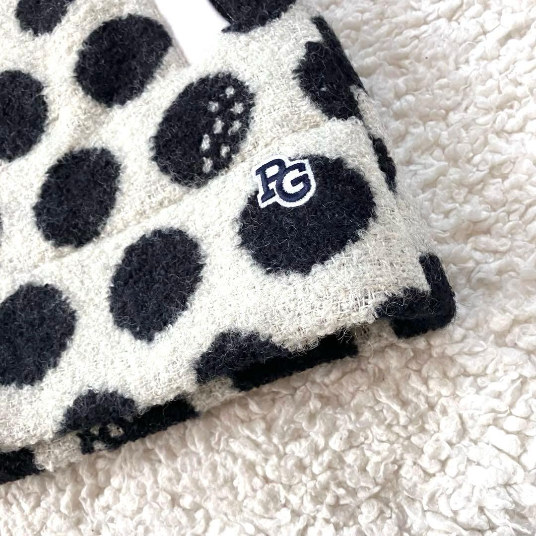 【新品】パーリーゲイツ　中綿リングチェックスカート BIGドット柄　0