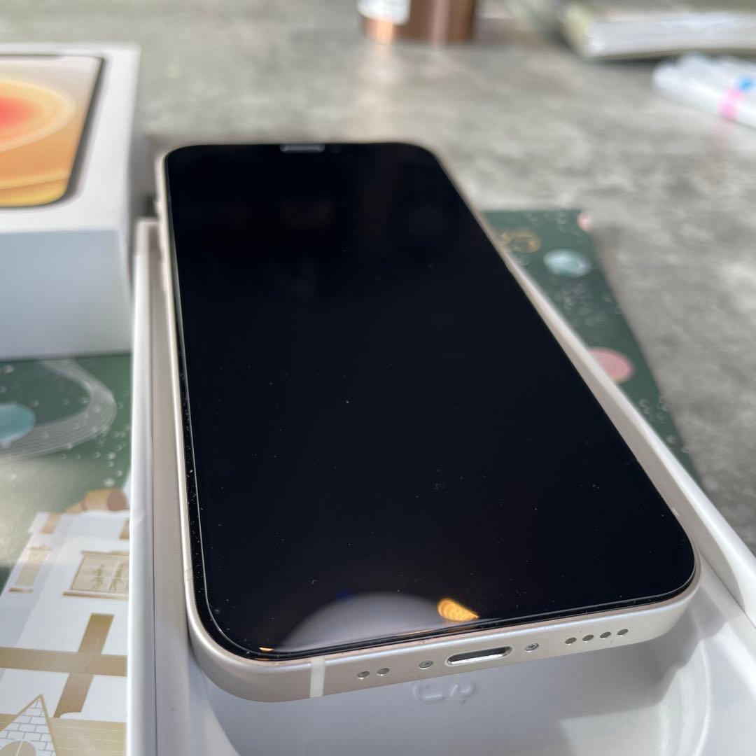 iPhone12mini 256GB 本体国内版ホワイトバッテリー100%新品②