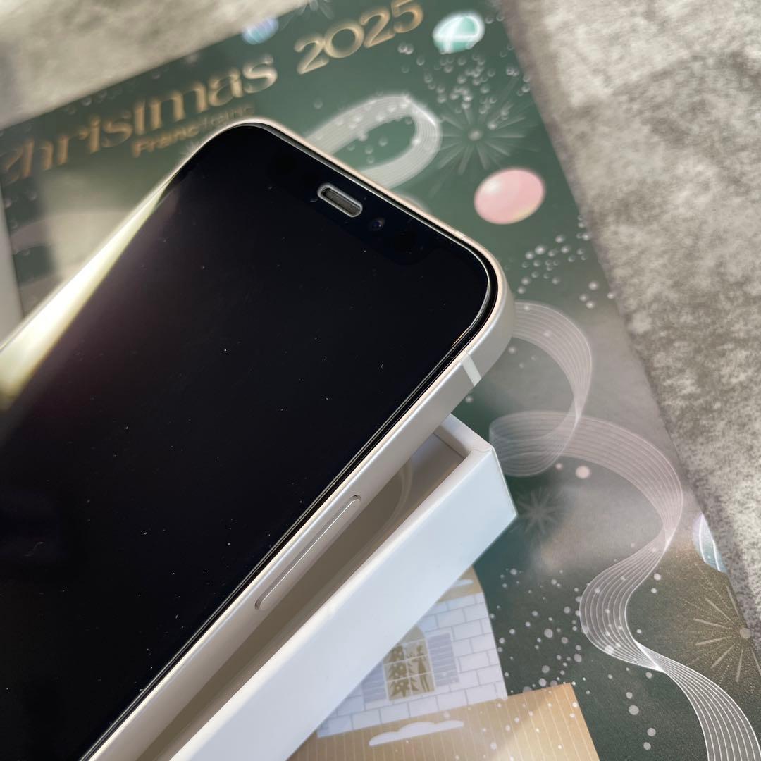 iPhone12mini 256GB 本体国内版ホワイトバッテリー100%新品②