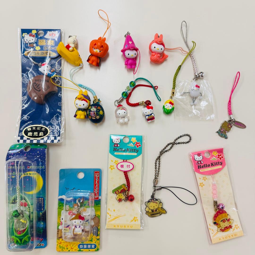 ① ハローキティ　まとめ売り　ストラップ　ご当地　新品