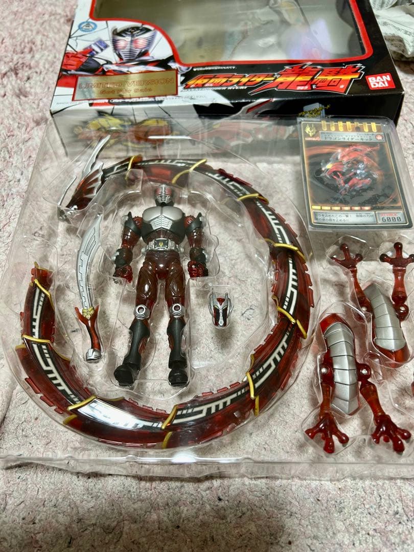 R&M 仮面ライダー龍騎　香港バンダイ限定　懸賞品　クリアバージョン　当選　抽選