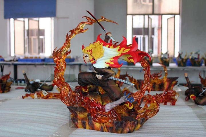 人気　鬼滅の刃　フィギュア　殿堂スタジオ　炎柱　劇場版　煉獄杏寿郎　　海外限定