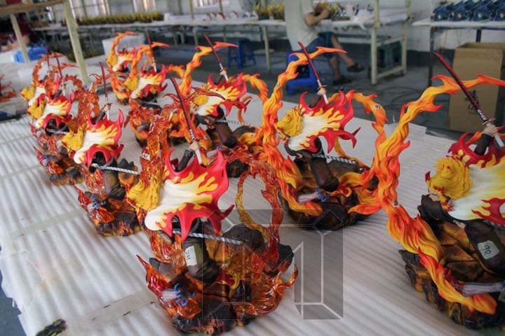 人気　鬼滅の刃　フィギュア　殿堂スタジオ　炎柱　劇場版　煉獄杏寿郎　　海外限定