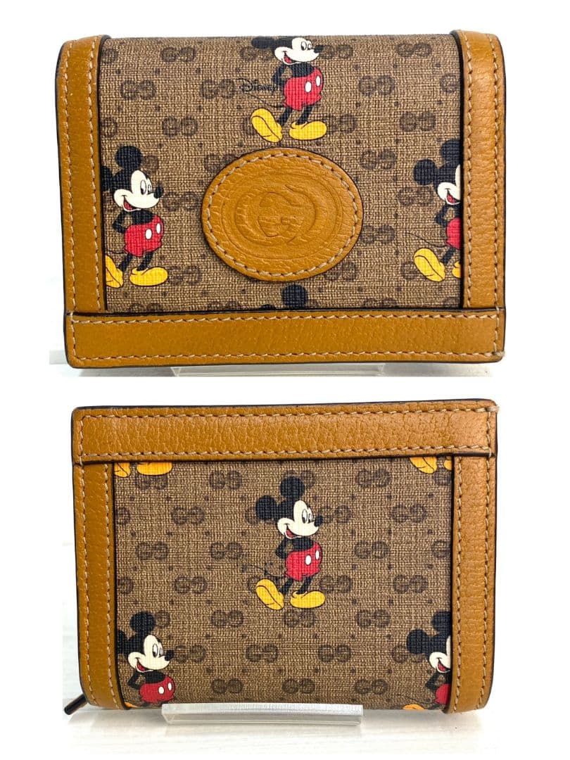 【新品級】付属品完備 GUCCI ミッキーマウス 二つ折り 財布 スプリーム