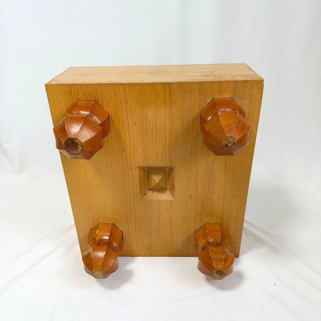 【脚付・臍あり】囲碁盤 5.8寸 約12.4kg 木取り良好 厚盤 本格派