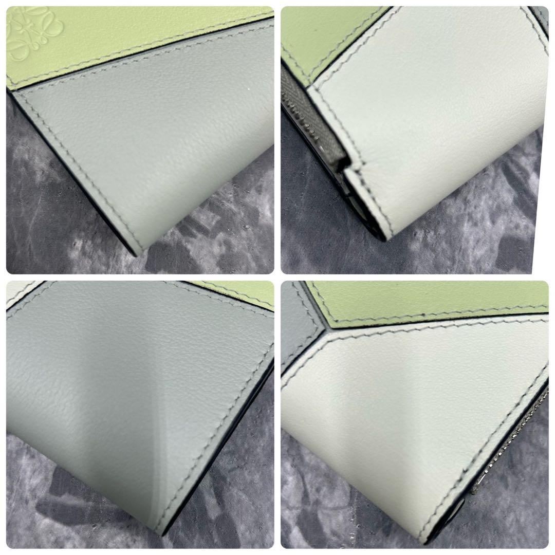 ルリ ✨近年✨ ロエベ　PUZZLE パズル スリム コンパクトウォレット