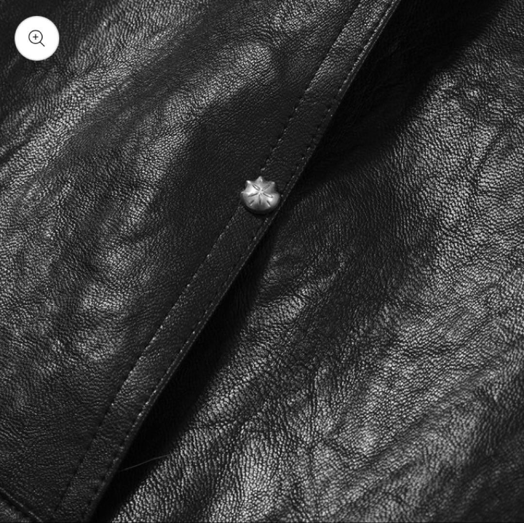 ジャケット・アウター leather jacket black our legacy stussy