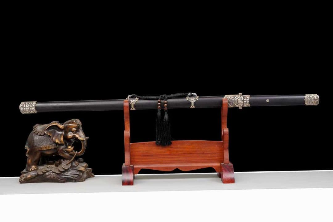 【雲龍唐刀】古兵器 武具 刀装具 日本刀　模造刀 居合刀 武士道 鑑賞用 美術刀