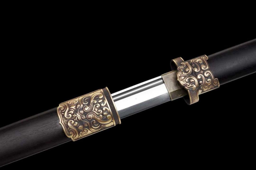 【雲龍唐刀】古兵器 武具 刀装具 日本刀　模造刀 居合刀 武士道 鑑賞用 美術刀