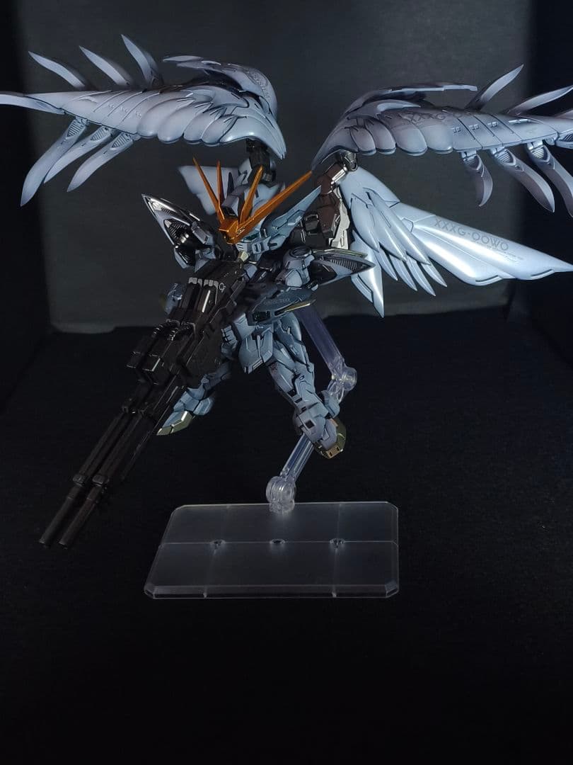 MGSD ウイングガンダムゼロ EW スノーホワイトプレリュード 全塗装完成品