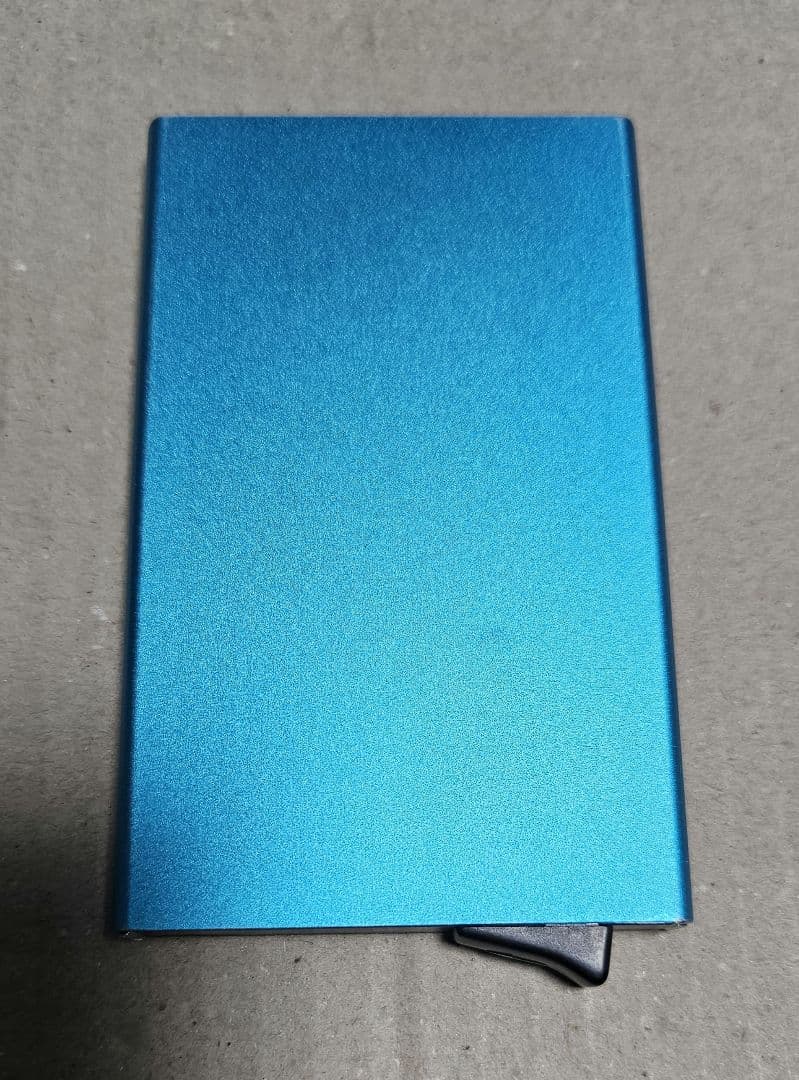 VOLAN スライド式カード入れホルダー ブルー