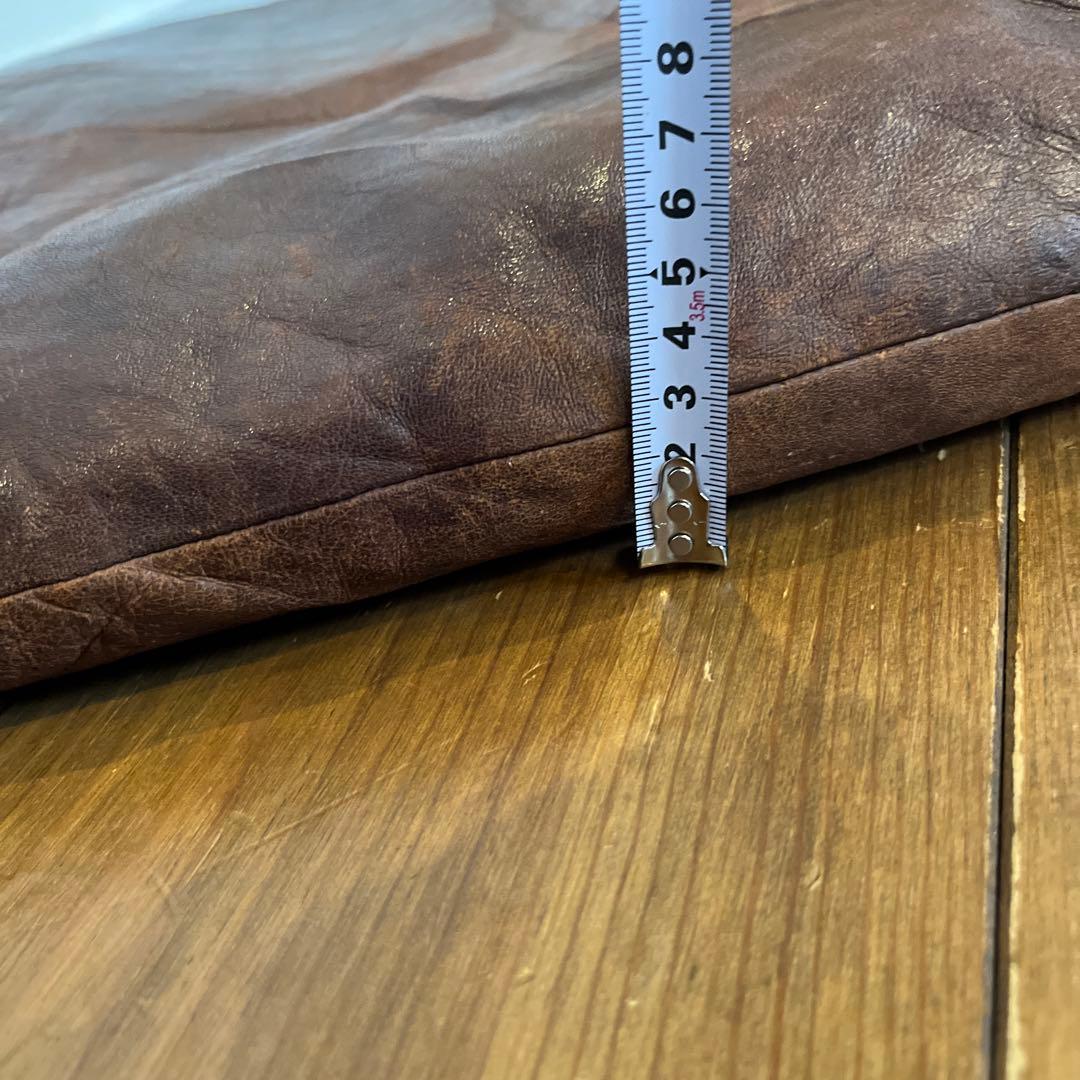 ヴィンテージ　レザークッション