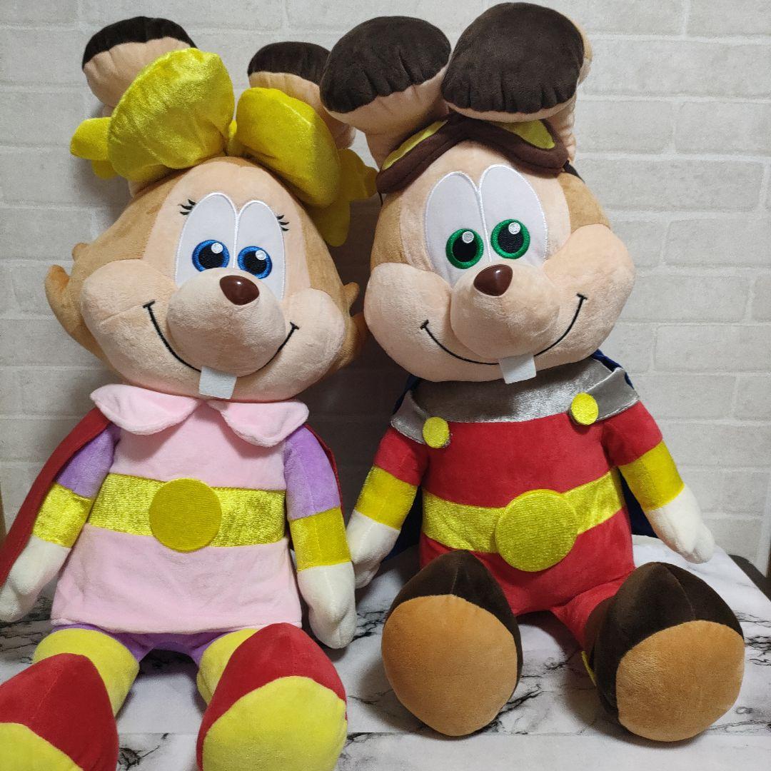 【入手困難】特大サイズ スペースワールド ラッキー＆ヴィッキーぬいぐるみ タグ付