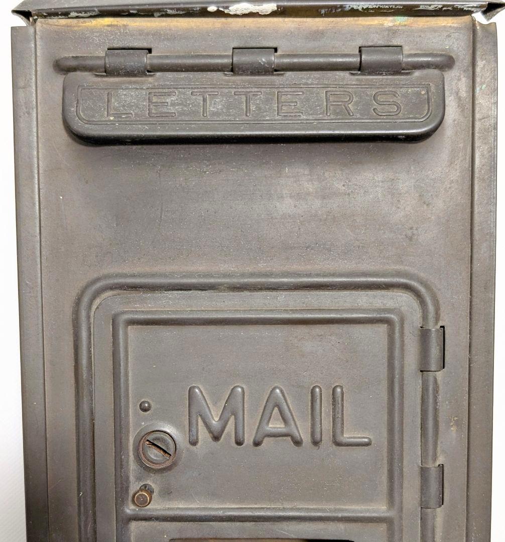 アンティーク真鍮 メールボックス 郵便受け ビンテージ 1920年代 USA