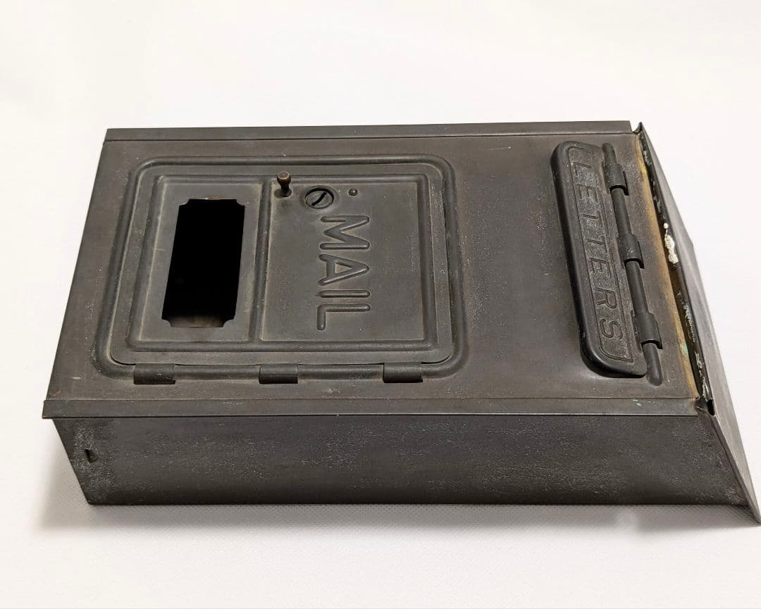 アンティーク真鍮 メールボックス 郵便受け ビンテージ 1920年代 USA