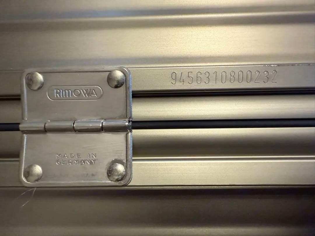 【廃盤/初期モデル】RIMOWA トパーズチタニウム　60L