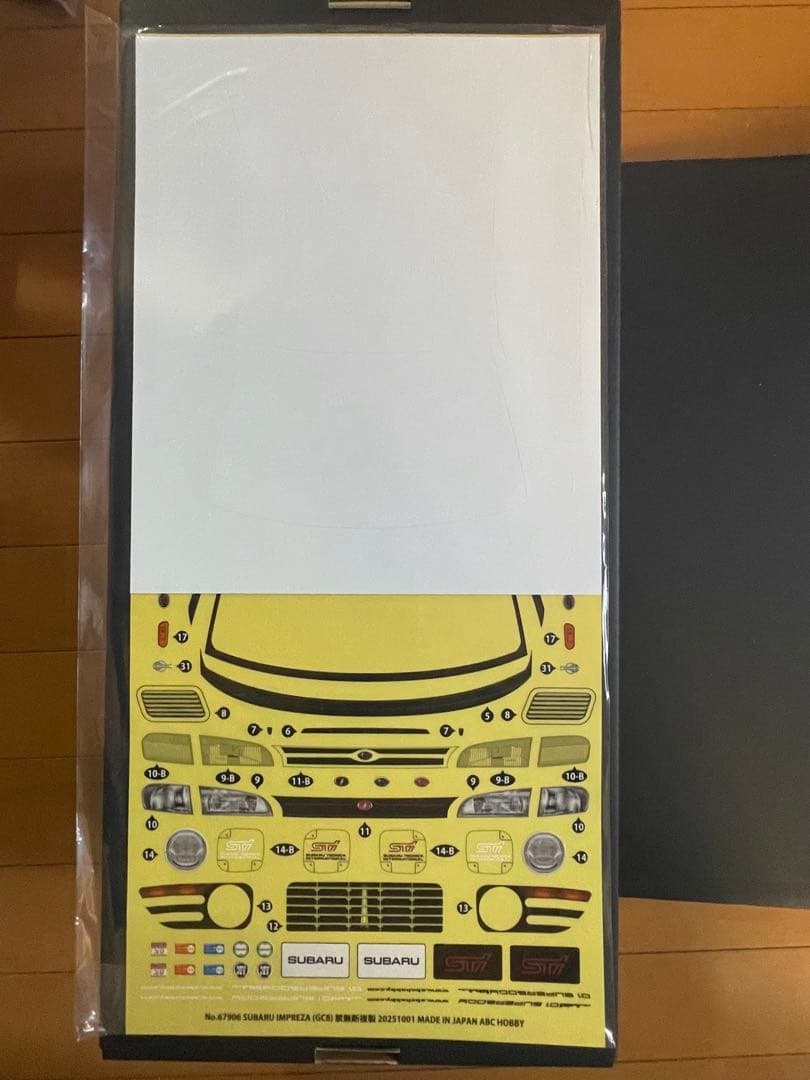 1/10 RC スバルインプレッサ　1000湖ラリー93’ シャーシ組立済キット