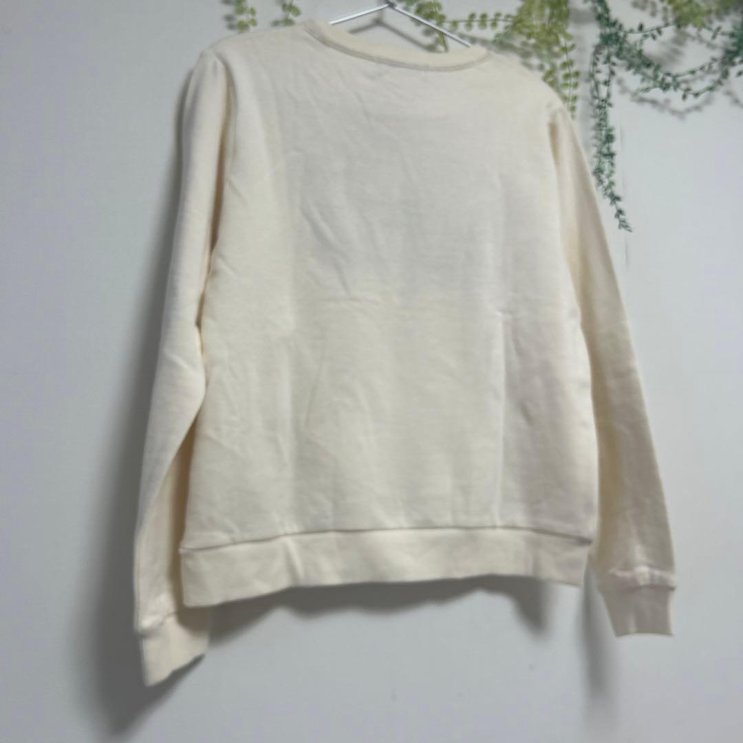 【新品タグ付き】mezzo piano juniorお花刺繍トレーナー160cm