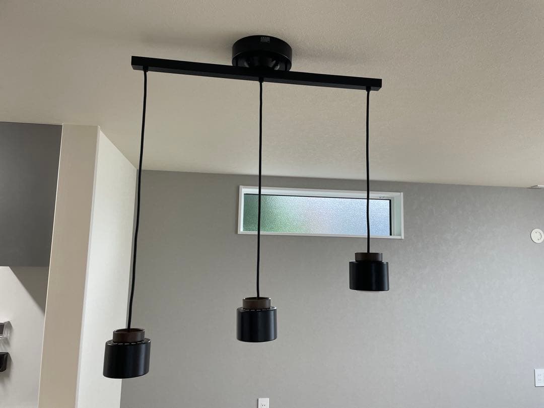 【美品】大光電気 DAIKO LEDブラック 3灯ペンダントライト(送料込み)