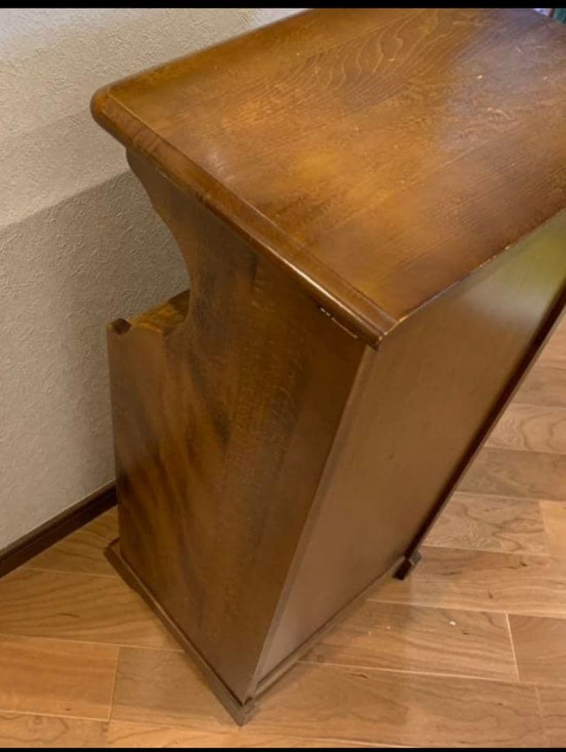 カリモク 電話台 花台　サイドテーブル