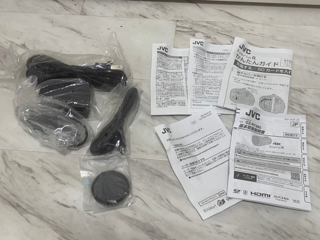JVC 4K 防水ビデオカメラ本体 GZ-RY980-A