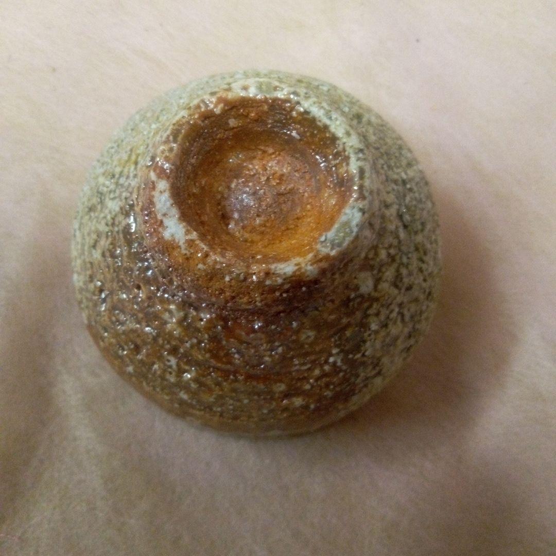 島岡達三　(人間国宝)　ぐい呑　古美術　アンティーク　共箱