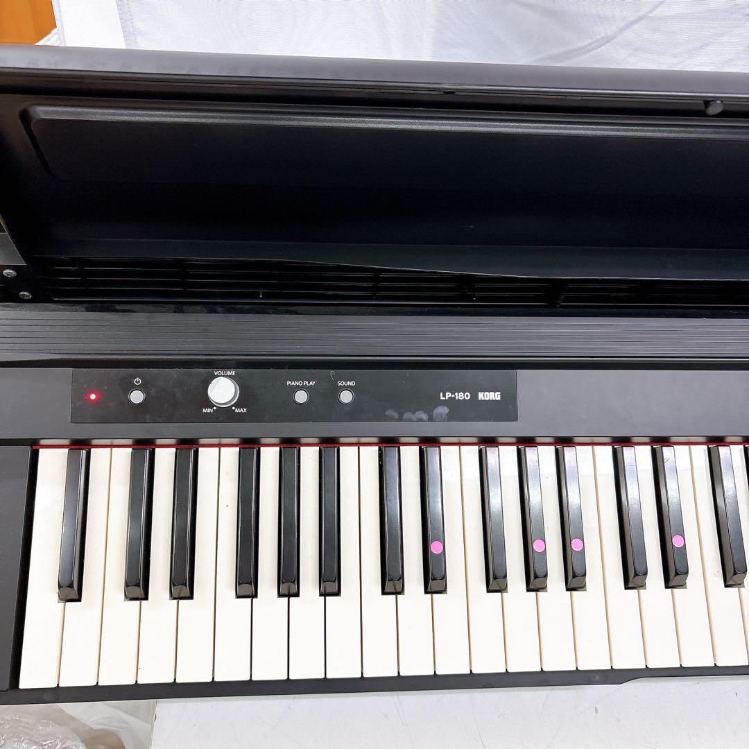 12AAM025 【美品】KORG LP-180 BK コルグ 電子ピアノ