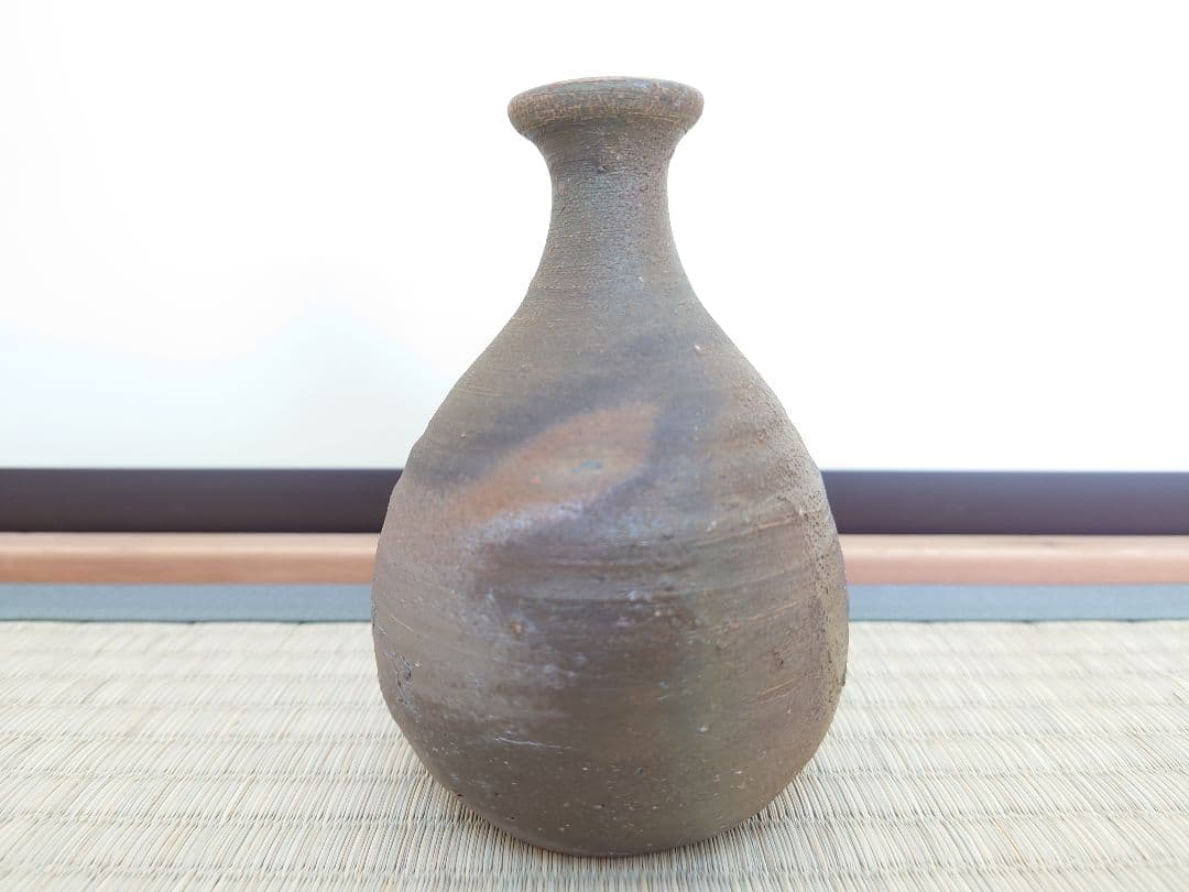 人間国宝 山本陶秀 備前 徳利 共箱