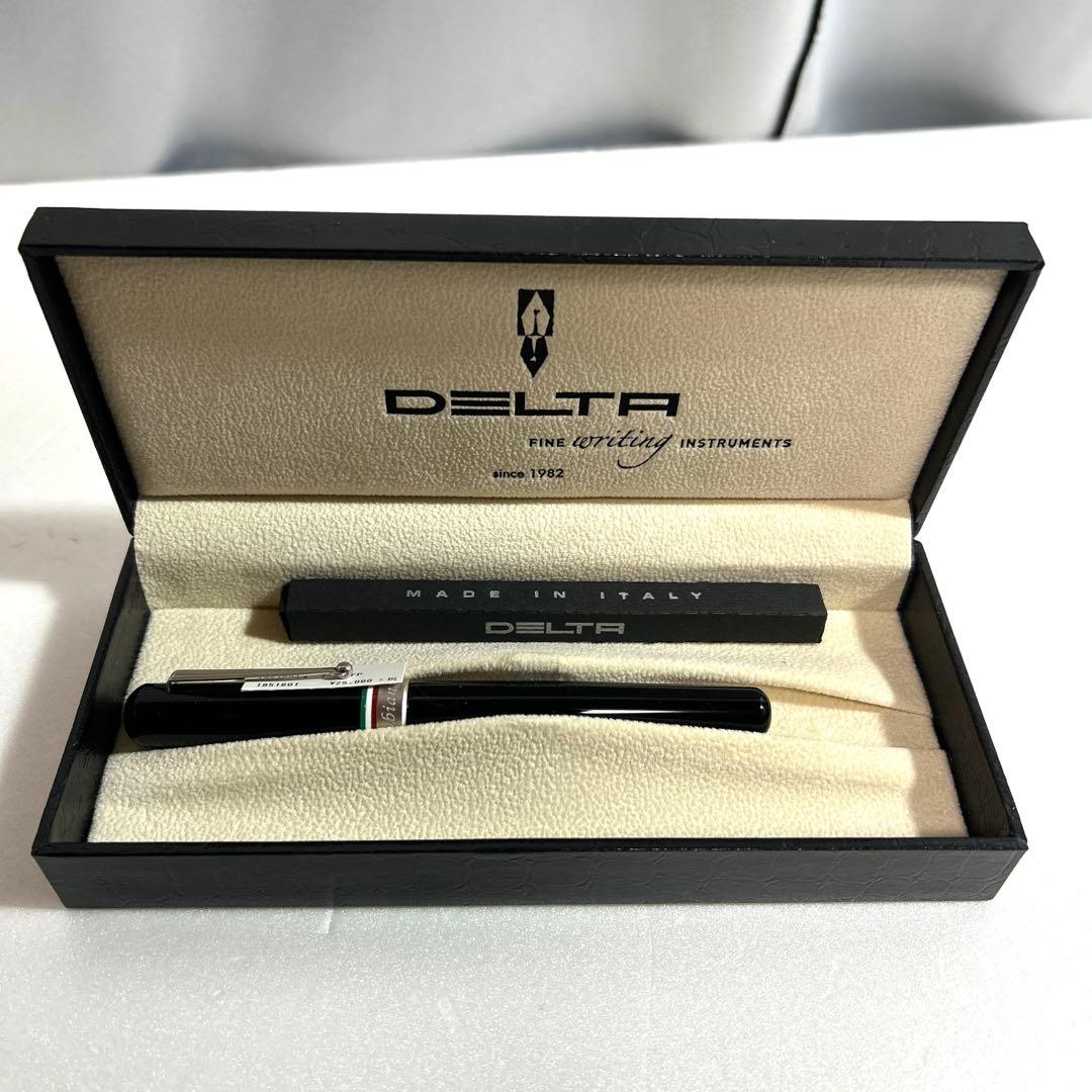 新品未使用 オロビアンコ ルニーク × デルタ コラボ 万年筆 ブラック 字幅F