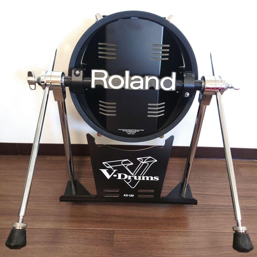 美品 Roland KD-120 BK キックパッド ③