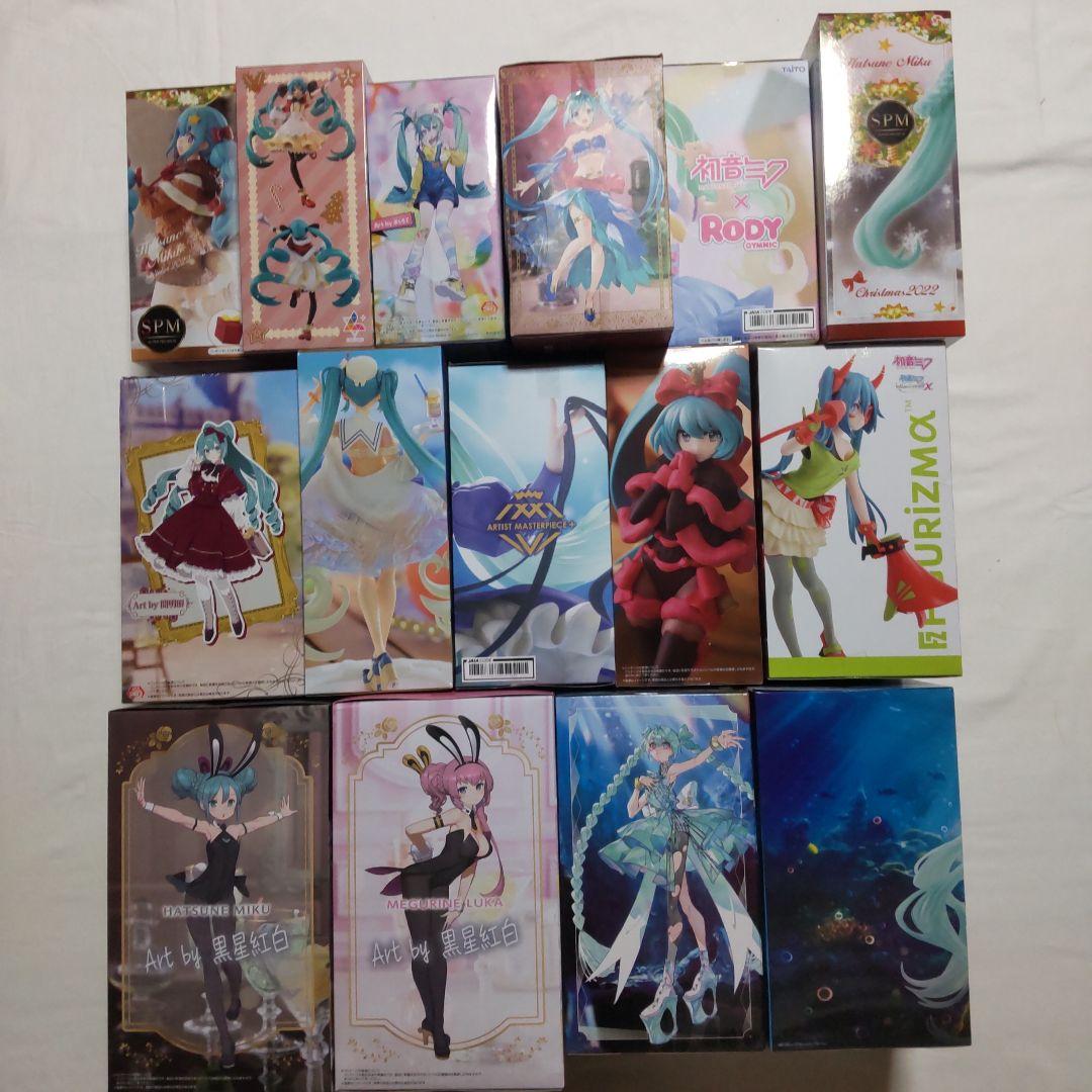 初音ミク 巡音ルカ ボーカロイド プライズ景品 フィギュア 15体セット