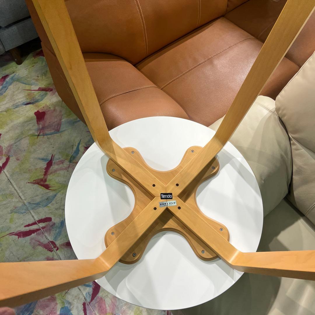 【天童木工】クローバーラウンドテーブル◆designed by小池智子◇