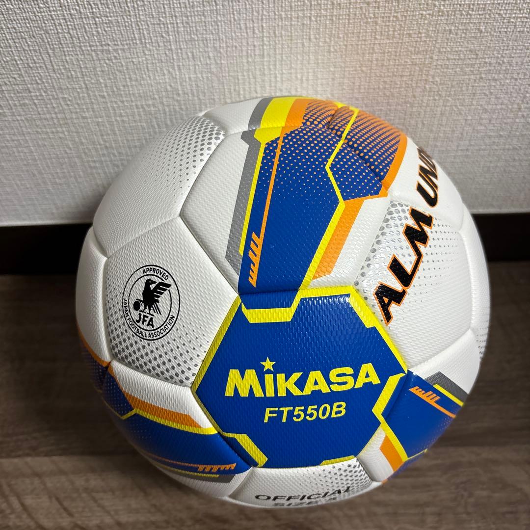 夕焼けさん様 新品未使用Mikasa FT550B サッカーボール 5号球 ①