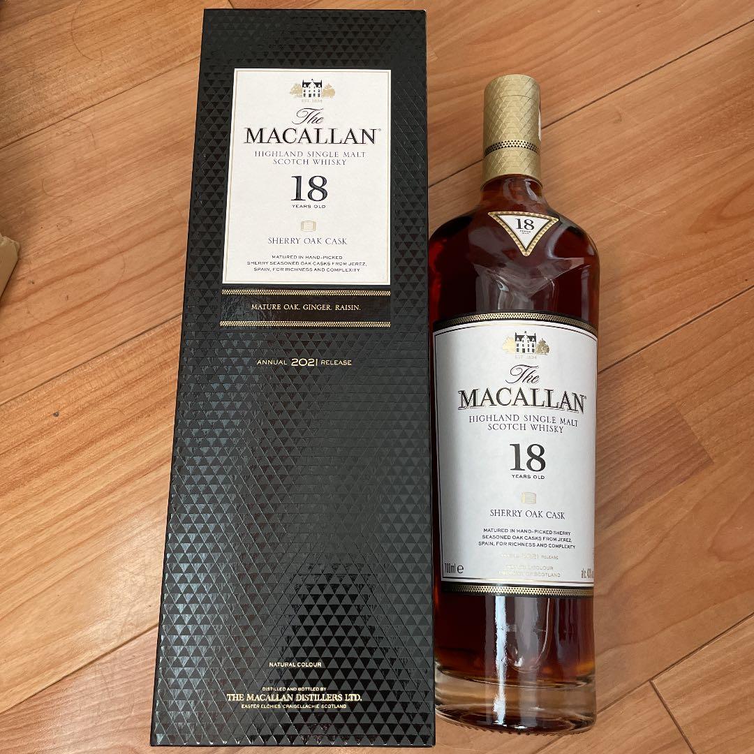 マッカラン　18年　シェリーオークキャスク