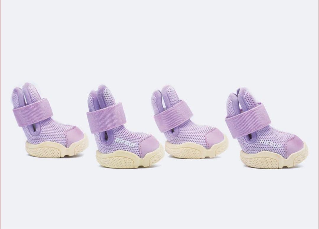 RIFRUF 犬用靴 パープル　サイズ0 リフラフドッグシューズ