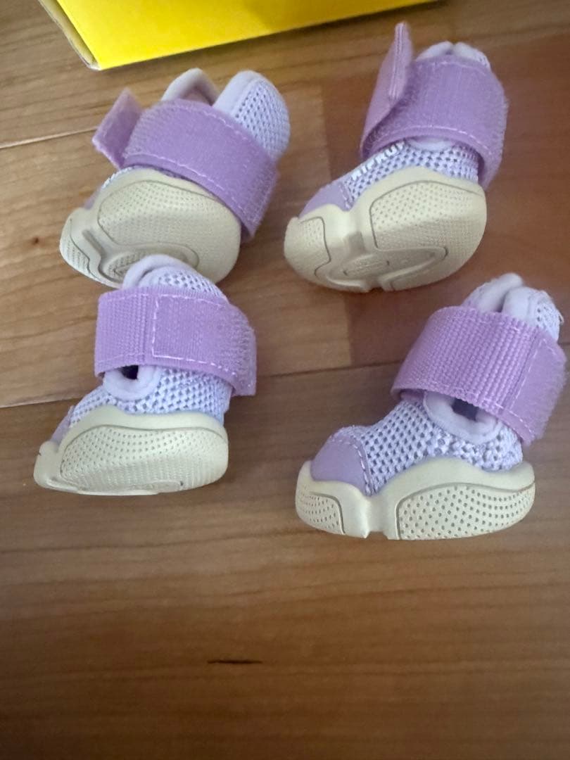 RIFRUF 犬用靴 パープル　サイズ0 リフラフドッグシューズ