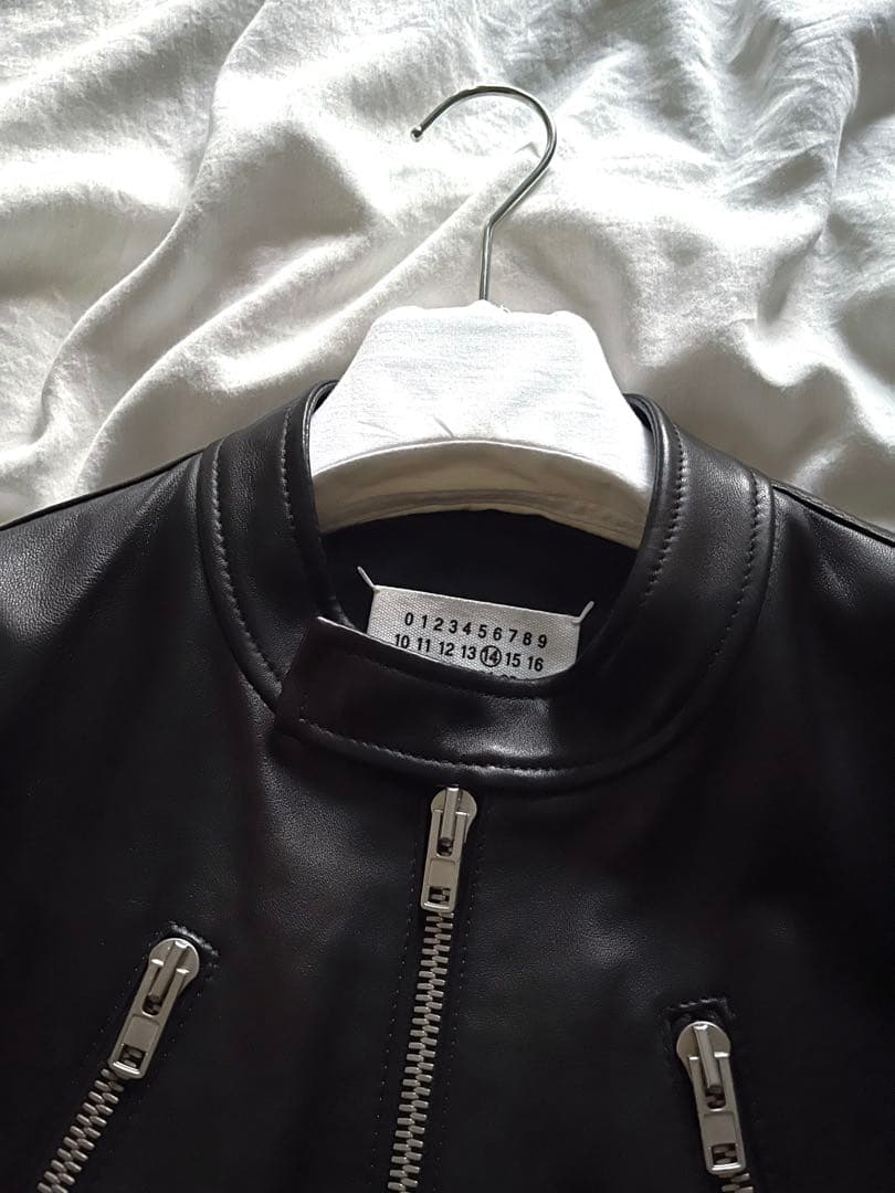 ジャケット・アウター Maison Margiela 5ZIP RIDERS BLACK 44
