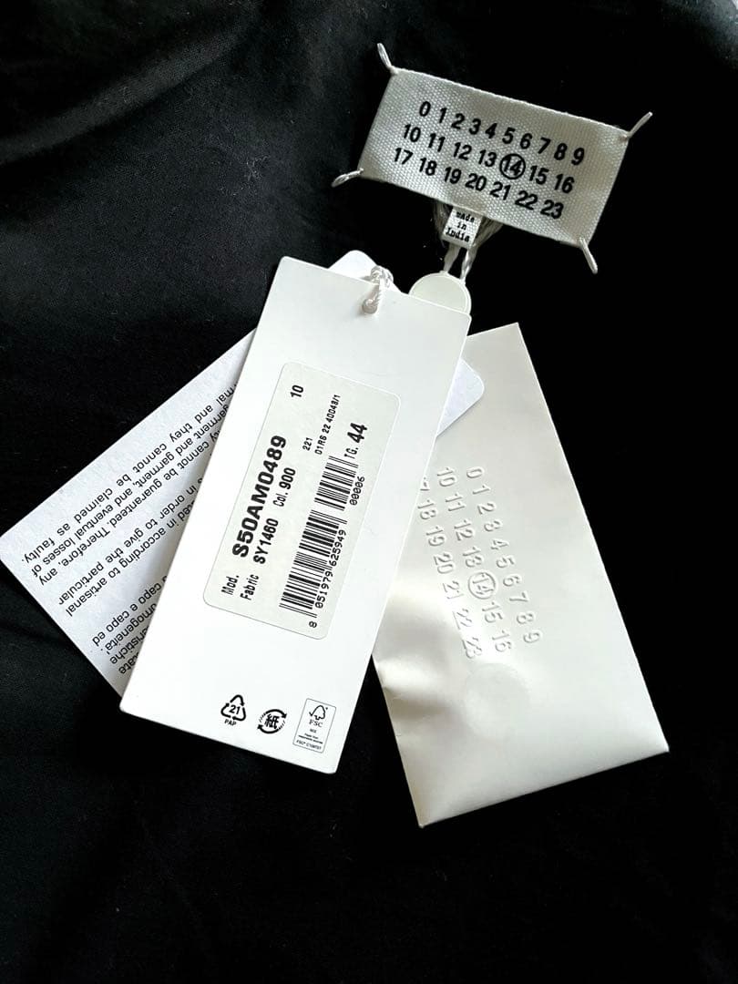 ジャケット・アウター Maison Margiela 5ZIP RIDERS BLACK 44