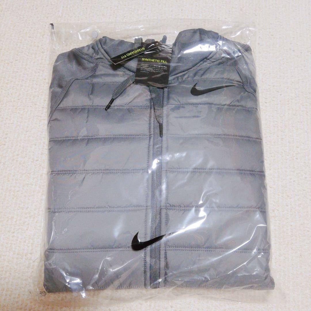 NIKE　ナイキ　サーマ　トレーニングジャケット　フルジップパーカー　グレー